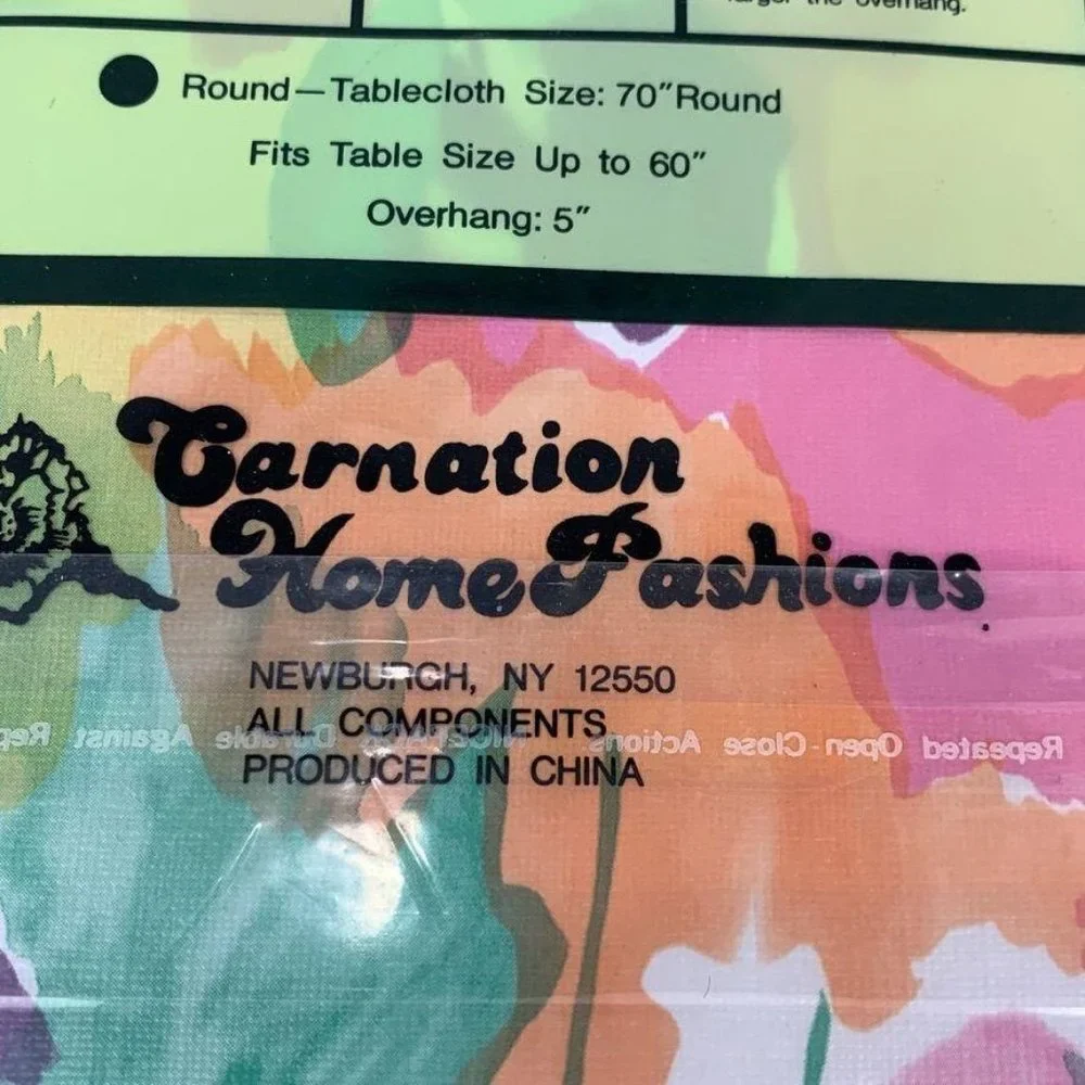Carnation Home Fashions vintage flannel